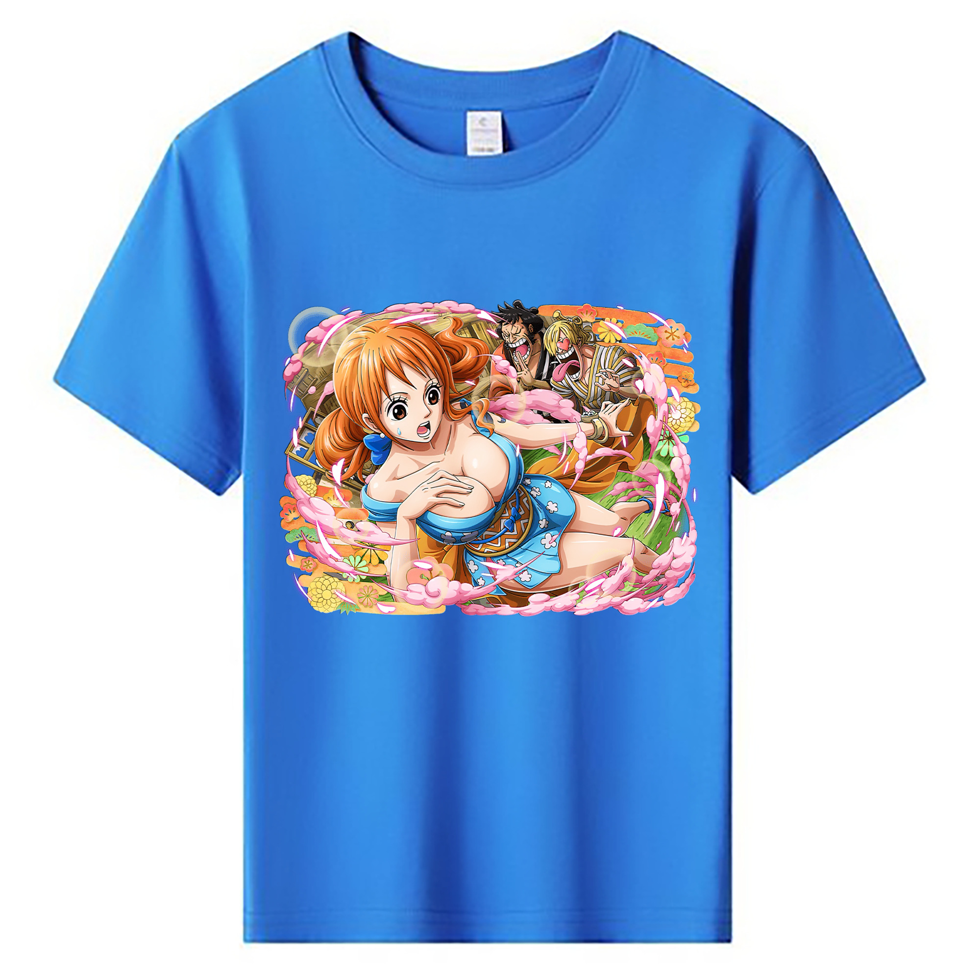 ワンピース ナミ ONE PIECE Nami 綿100％キッズTシャツ（フロントプリント）